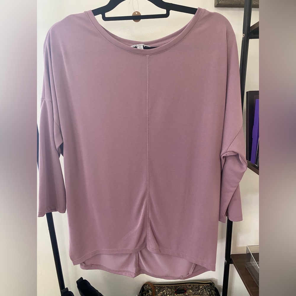 Ophelia Roe dusty purple top